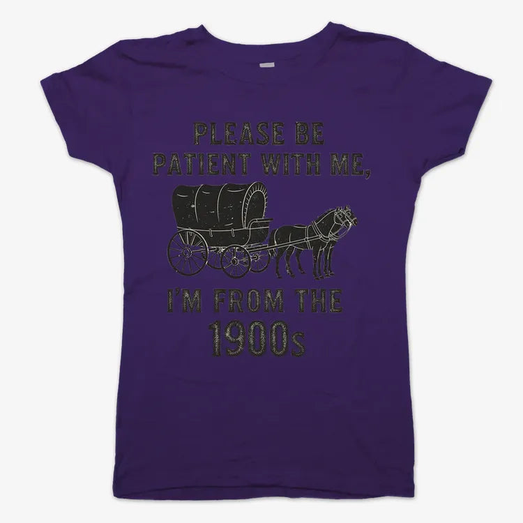 Please Be Patient, I'm From the 1900s-Women's T-Shirt-Violet