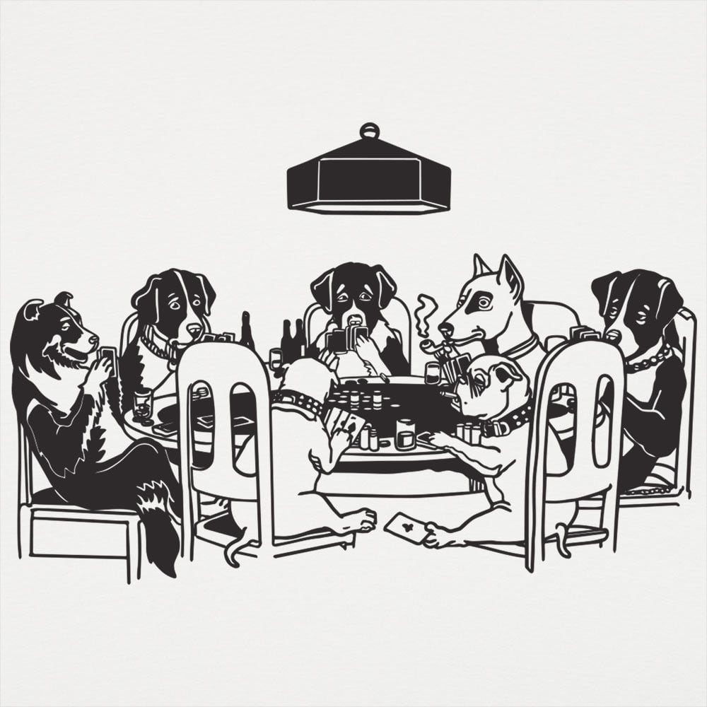 Poker Dogs - 6DollarShirts