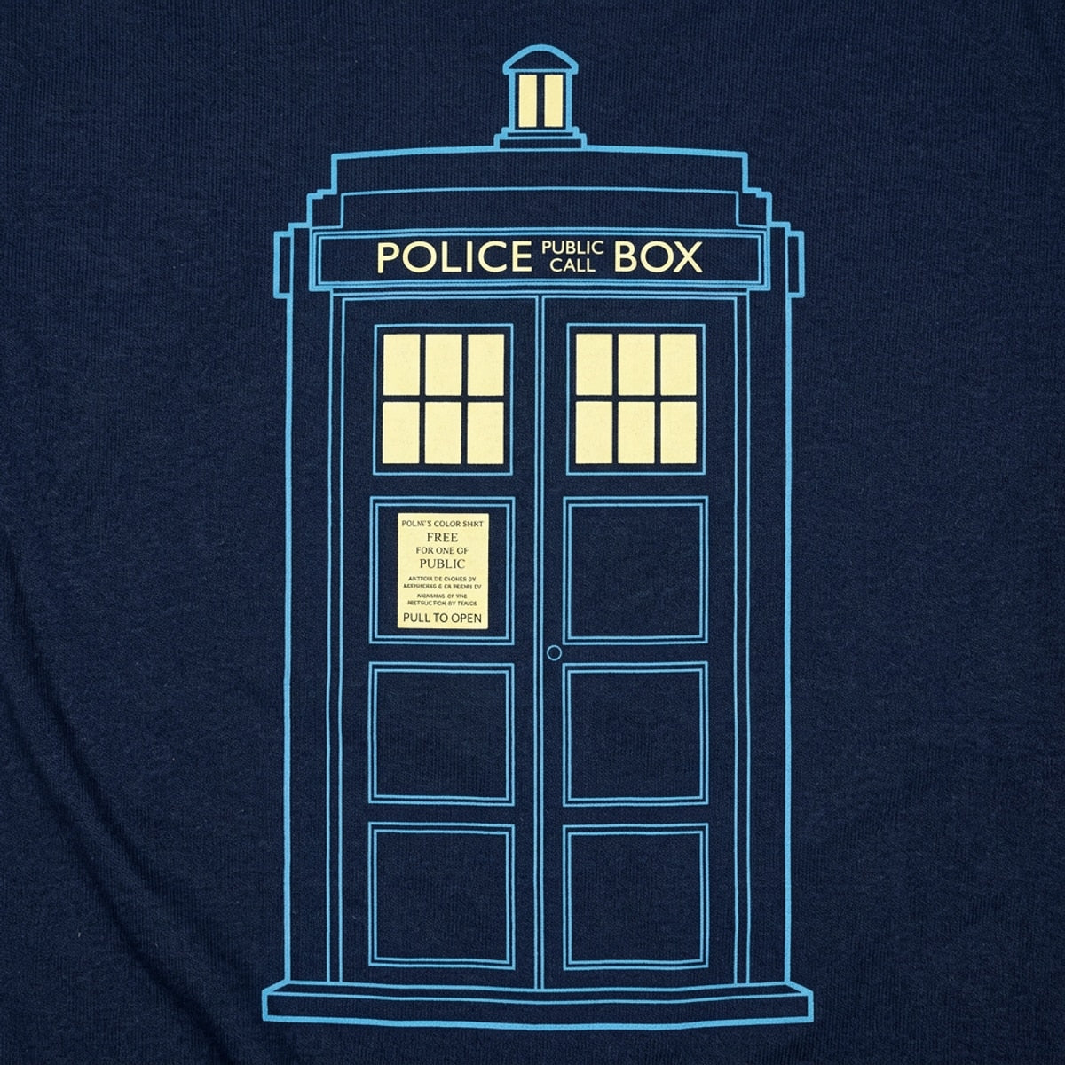 Police Box Full Color detail