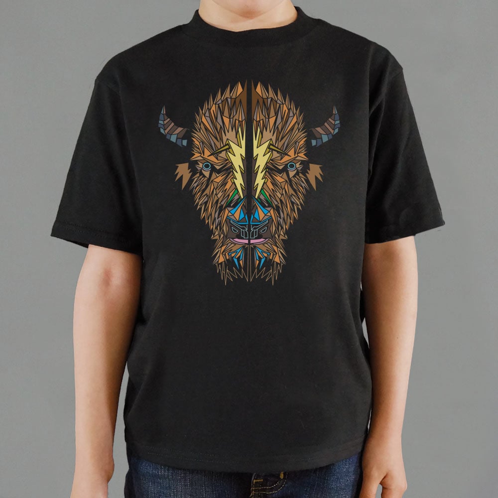 Polygon Bison Full Color - 6DollarShirts