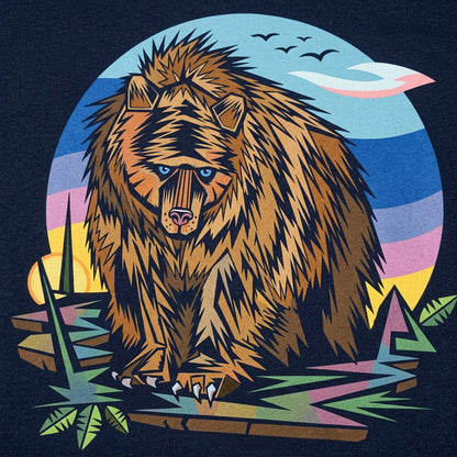 Polygon Bear Full Color detail