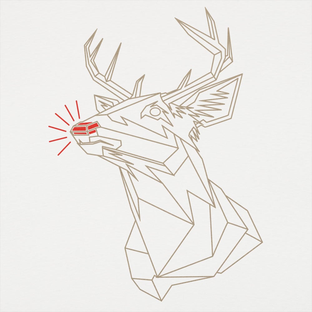 Polygon Rudolph - 6DollarShirts