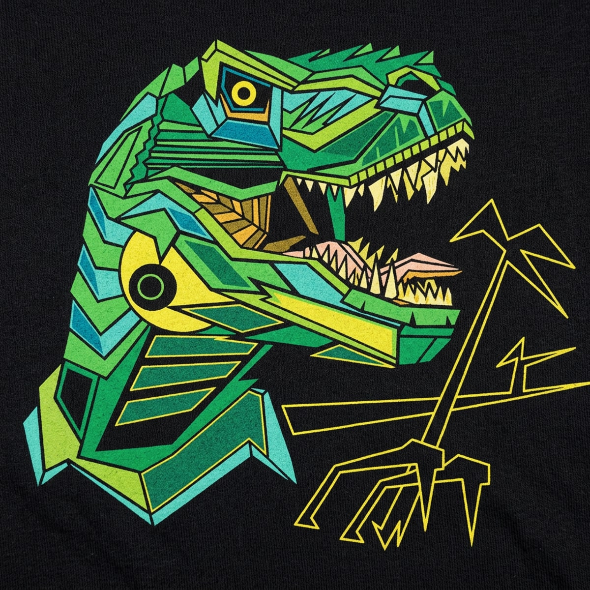 Polygon T. Rex Full Color detail