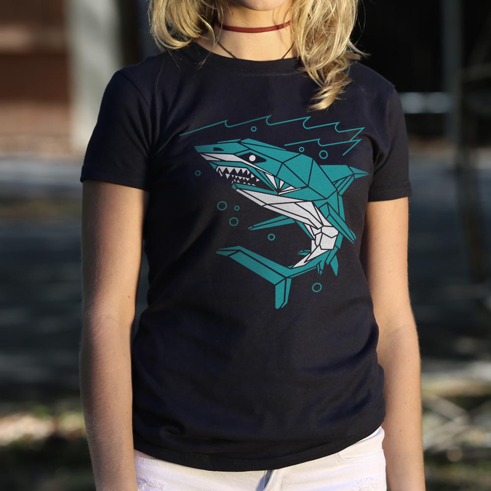 Polygon Shark - 6DollarShirts