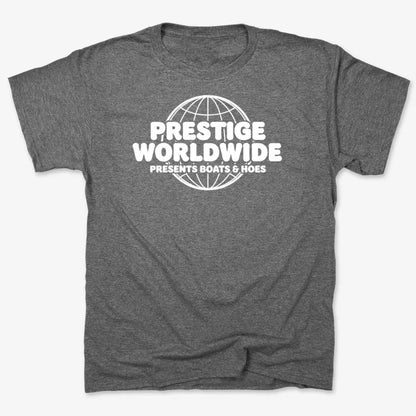 Prestige Worldwide Presents-Men's T-Shirt-Charcoal Heather