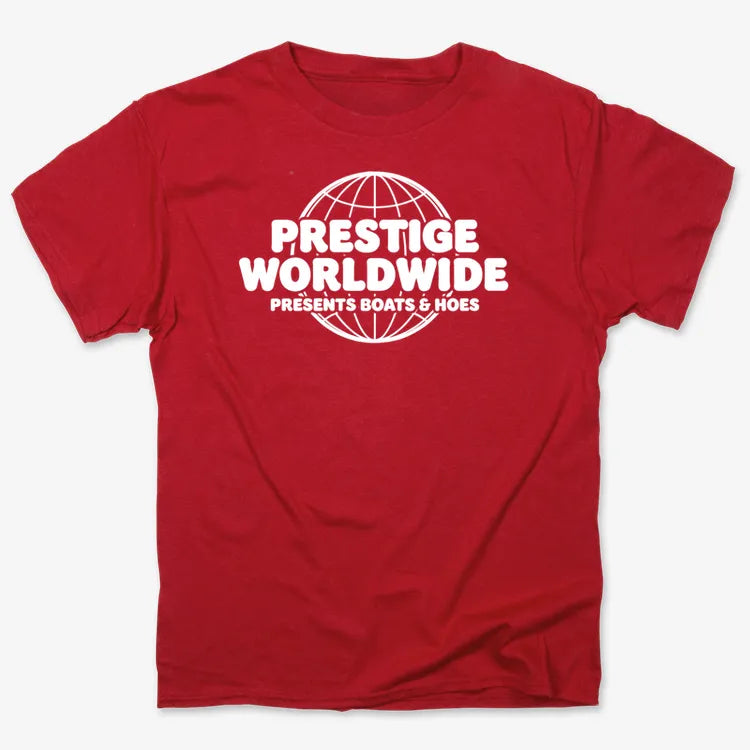 Prestige Worldwide Presents-Men's T-Shirt-Red