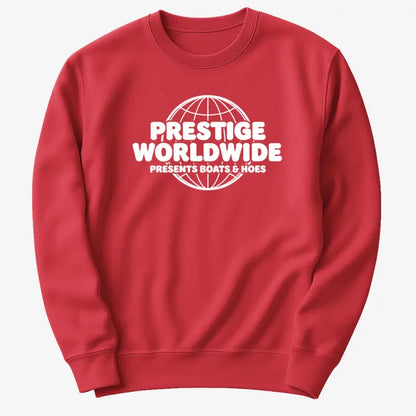 Prestige Worldwide Presents-Sweater-Red