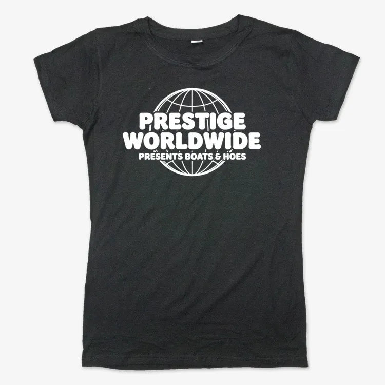 Prestige Worldwide Presents-Women's T-Shirt-Midnight