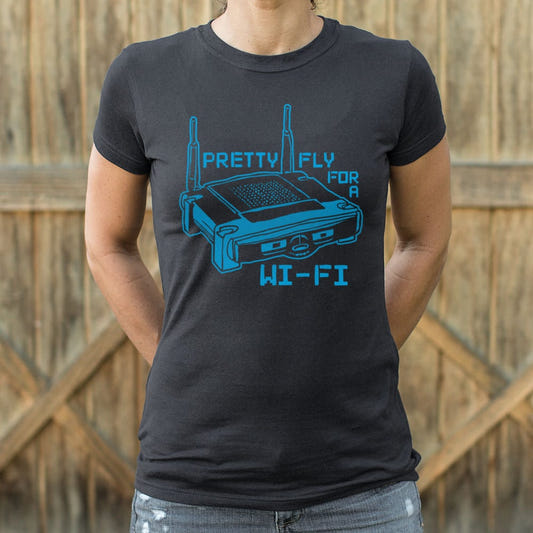 Pretty Fly for a Wi-Fi graphic Women's T-Shirt in Midnight