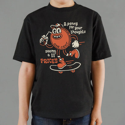 Pricey Penny - Retro Cartoon Penny Skateboarding