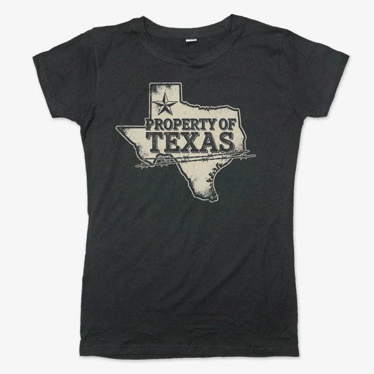 Property of Texas-Women's T-Shirt-Midnight