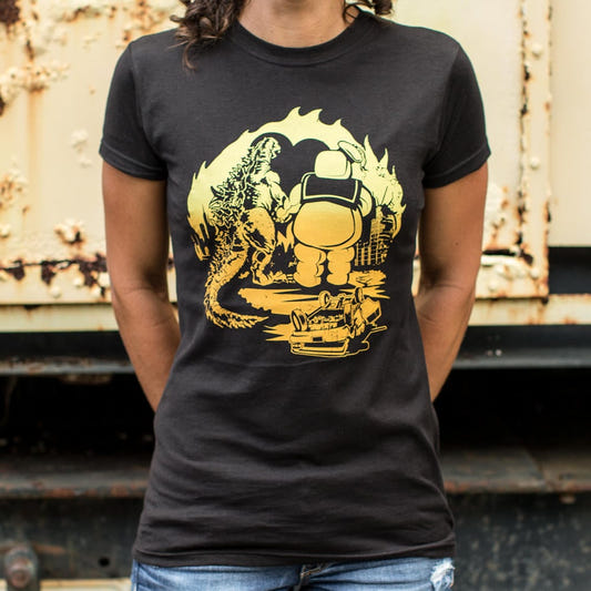 A Puft Zilla Moment graphic Women's T-Shirt in Midnight