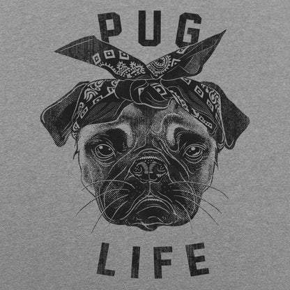 Pug Life Gangster Pug Dog with Bandana