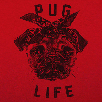 Pug Life Gangster Pug Dog with Bandana