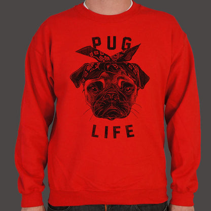 Pug Life Gangster Pug Dog with Bandana