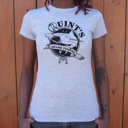 Quint's Shark Fishing Amity Island Vintage Shark Emblem