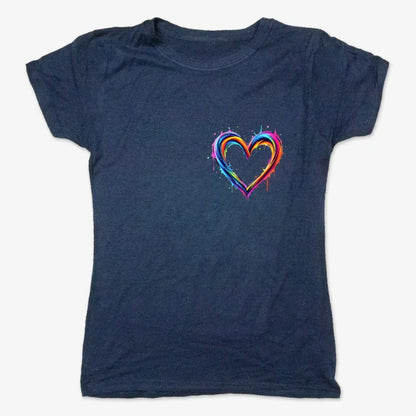 Rainbow Heartbeat Tee