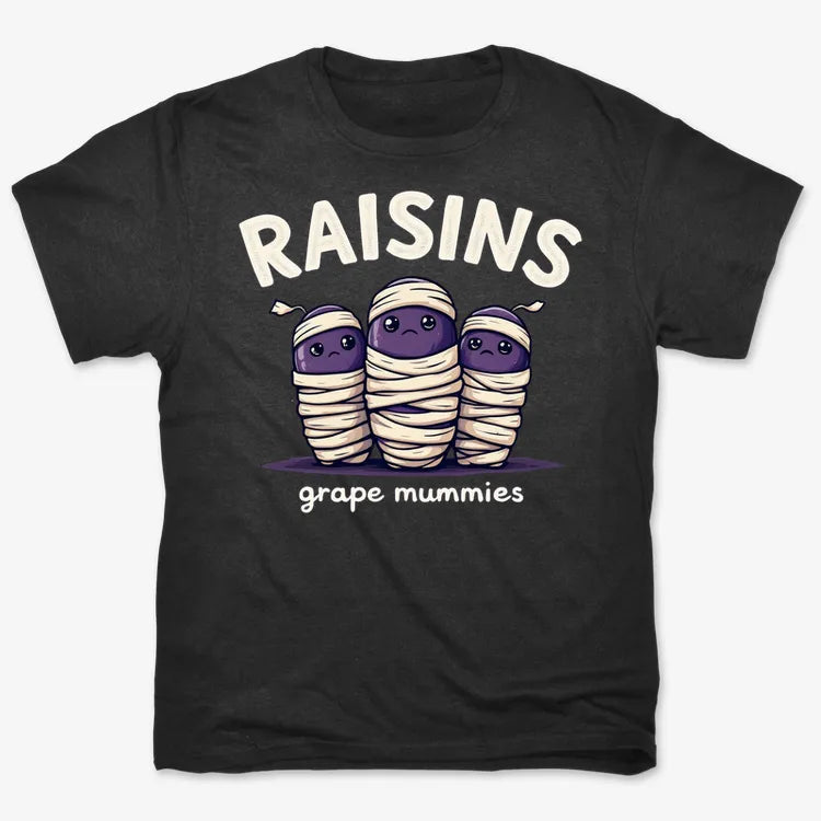 Raisins Grape Mummies-Men's T-Shirt-Black