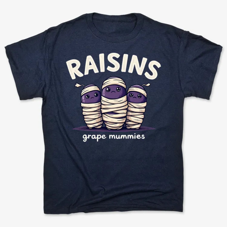 Raisins Grape Mummies-Men's T-Shirt-Navy Blue
