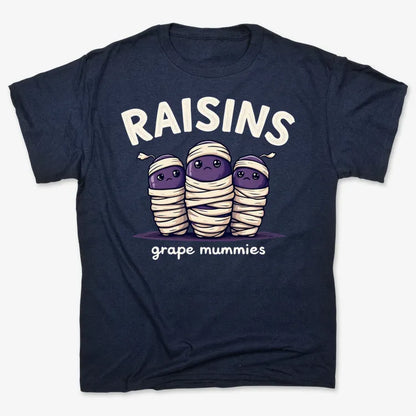 Raisins Grape Mummies-Men's T-Shirt-Navy Blue