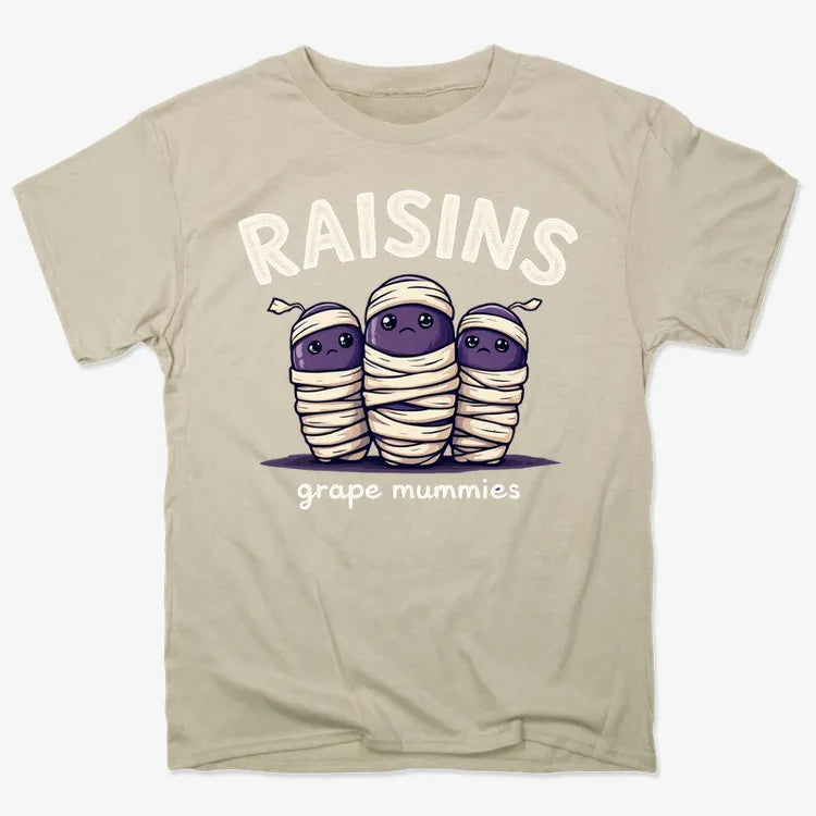 Raisins Grape Mummies-Men's T-Shirt-Sand