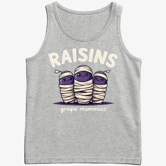 Raisins Grape Mummies-Men's Tank Top-Gray Heather