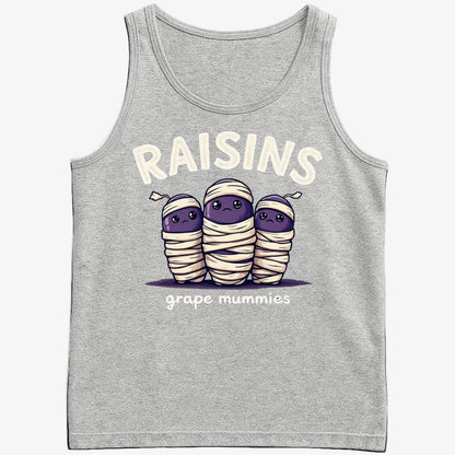 Raisins Grape Mummies-Men's Tank Top-Gray Heather