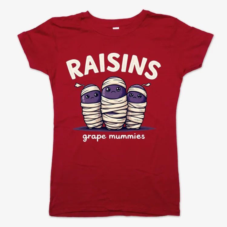Raisins Grape Mummies-Women's T-Shirt-Deep Red
