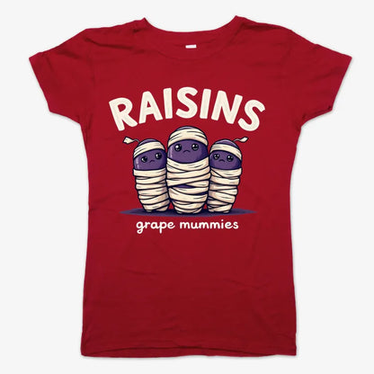 Raisins Grape Mummies-Women's T-Shirt-Deep Red