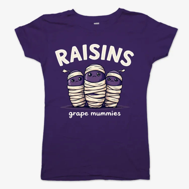 Raisins Grape Mummies-Women's T-Shirt-Violet
