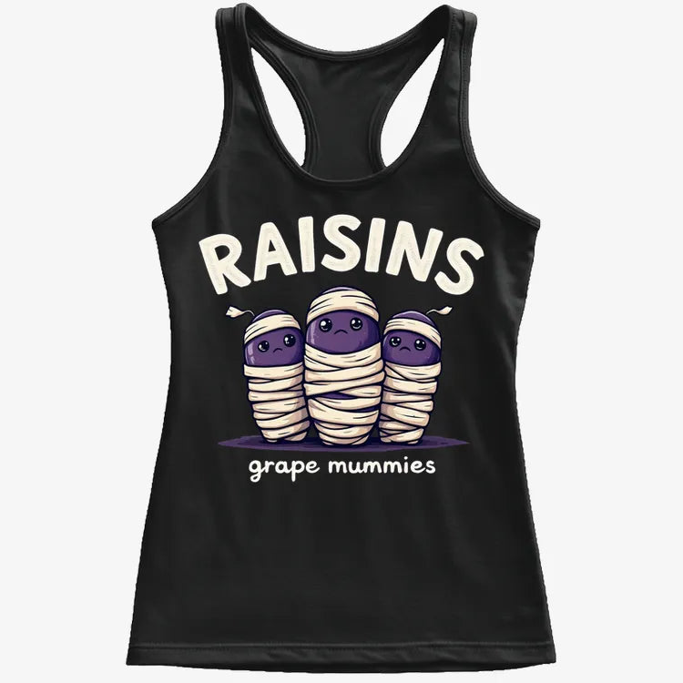 Raisins Grape Mummies-Women's Tank Top-Midnight