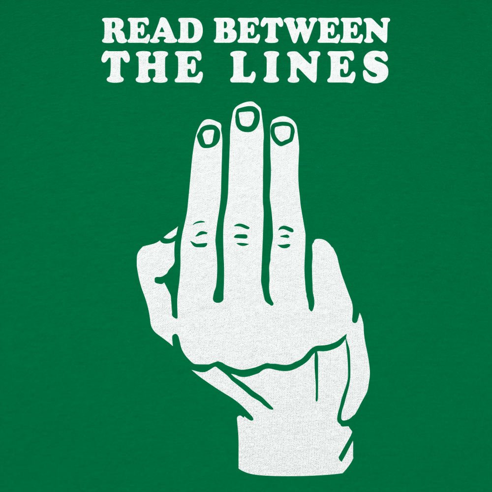 Read Between The Lines - 6DollarShirts
