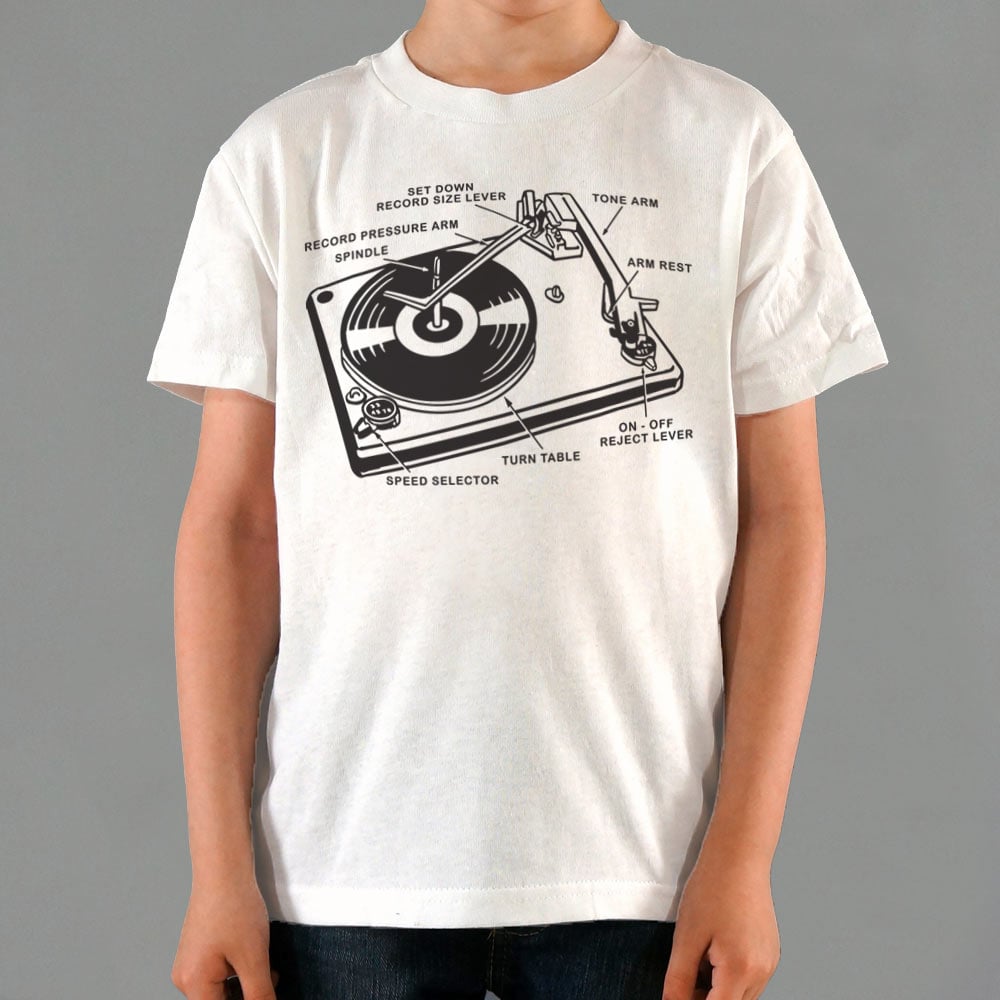 Record Player Anatomy - 6DollarShirts