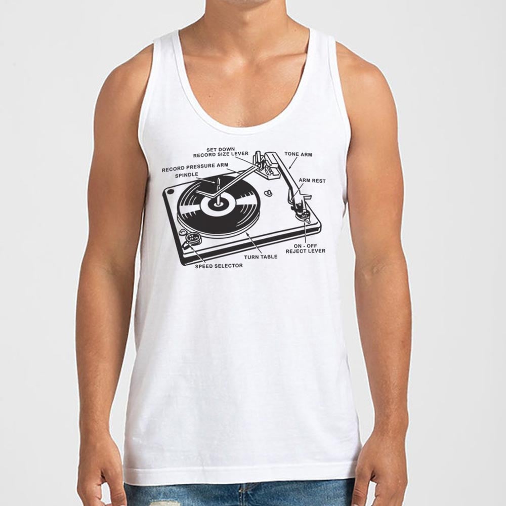 Record Player Anatomy - 6DollarShirts