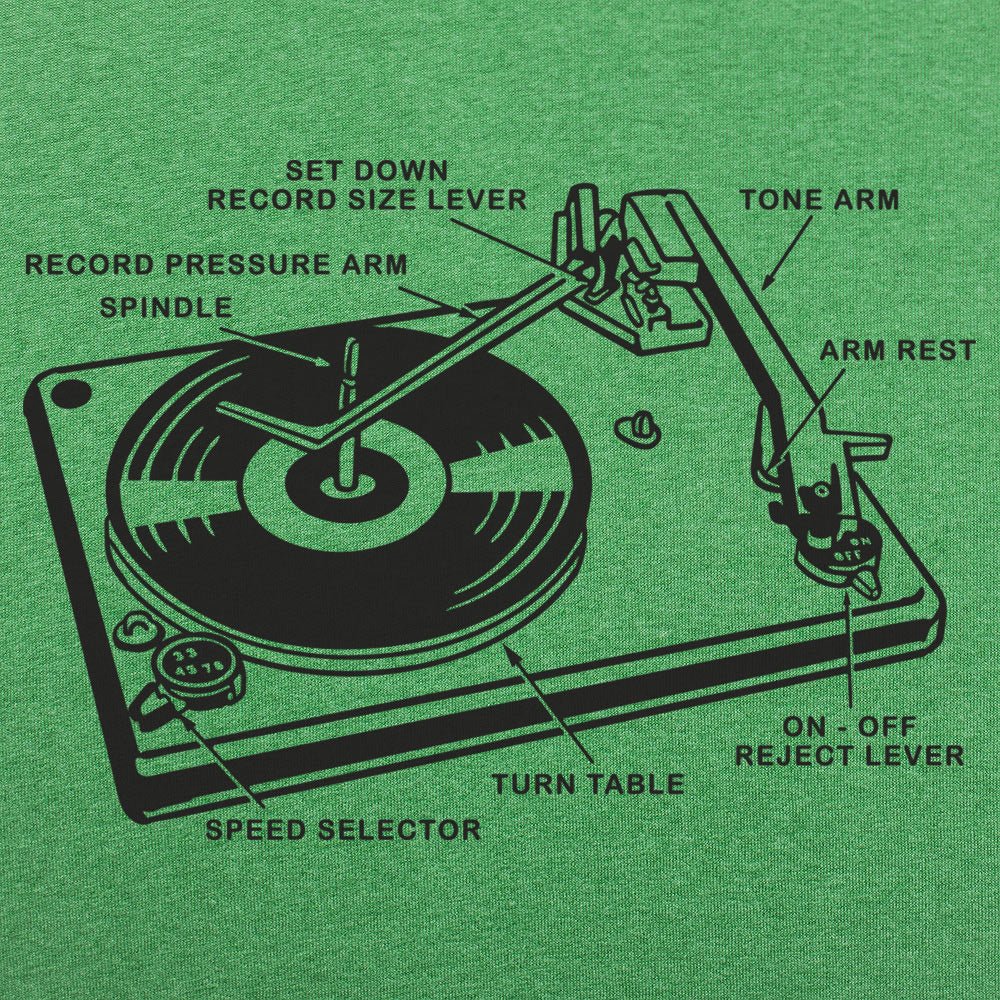 Record Player Anatomy - 6DollarShirts