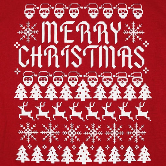 Merry Christmas Ugly Sweater detail