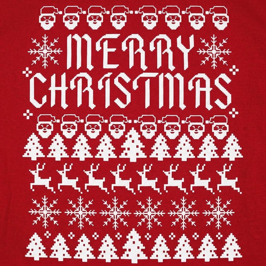 Merry Christmas Ugly Sweater detail