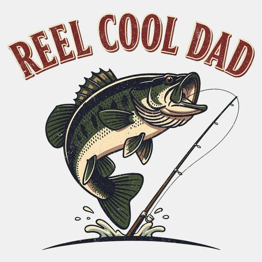 Reel Cool Dad Fishing Tee-Default-Thumbnail