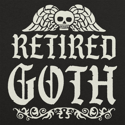 Retired Goth Winged Skull Design