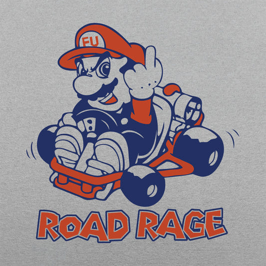 Road Rage Go Kart Racer graphic tee design