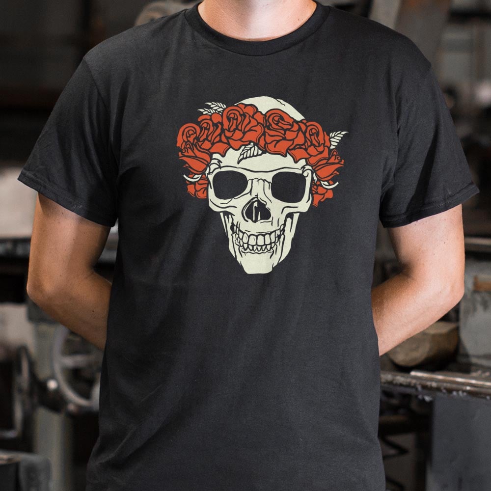 Rose Crowned Skull - 6DollarShirts