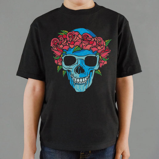 Rose Crowned Skull Full Color - 6DollarShirts
