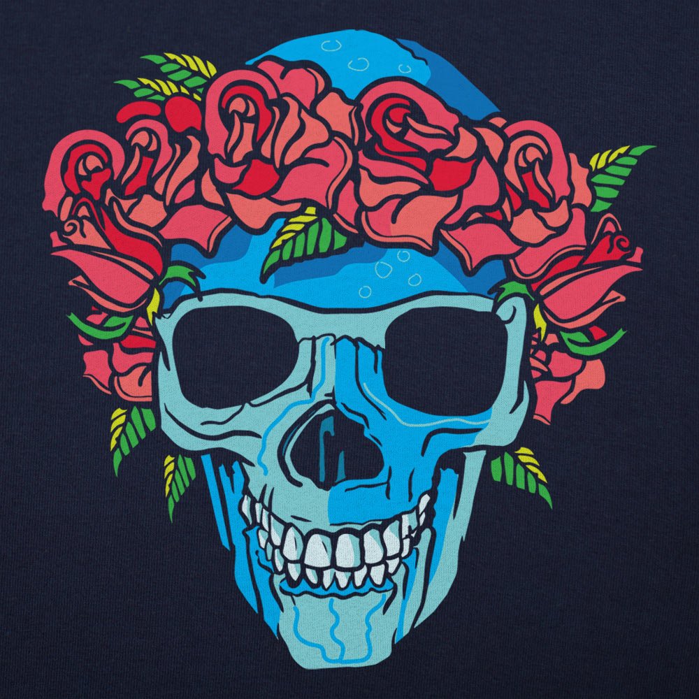 Rose Crowned Skull Full Color - 6DollarShirts