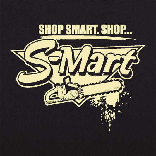 Shop S-Mart - Army of Darkness Chainsaw Logo graphic tee design