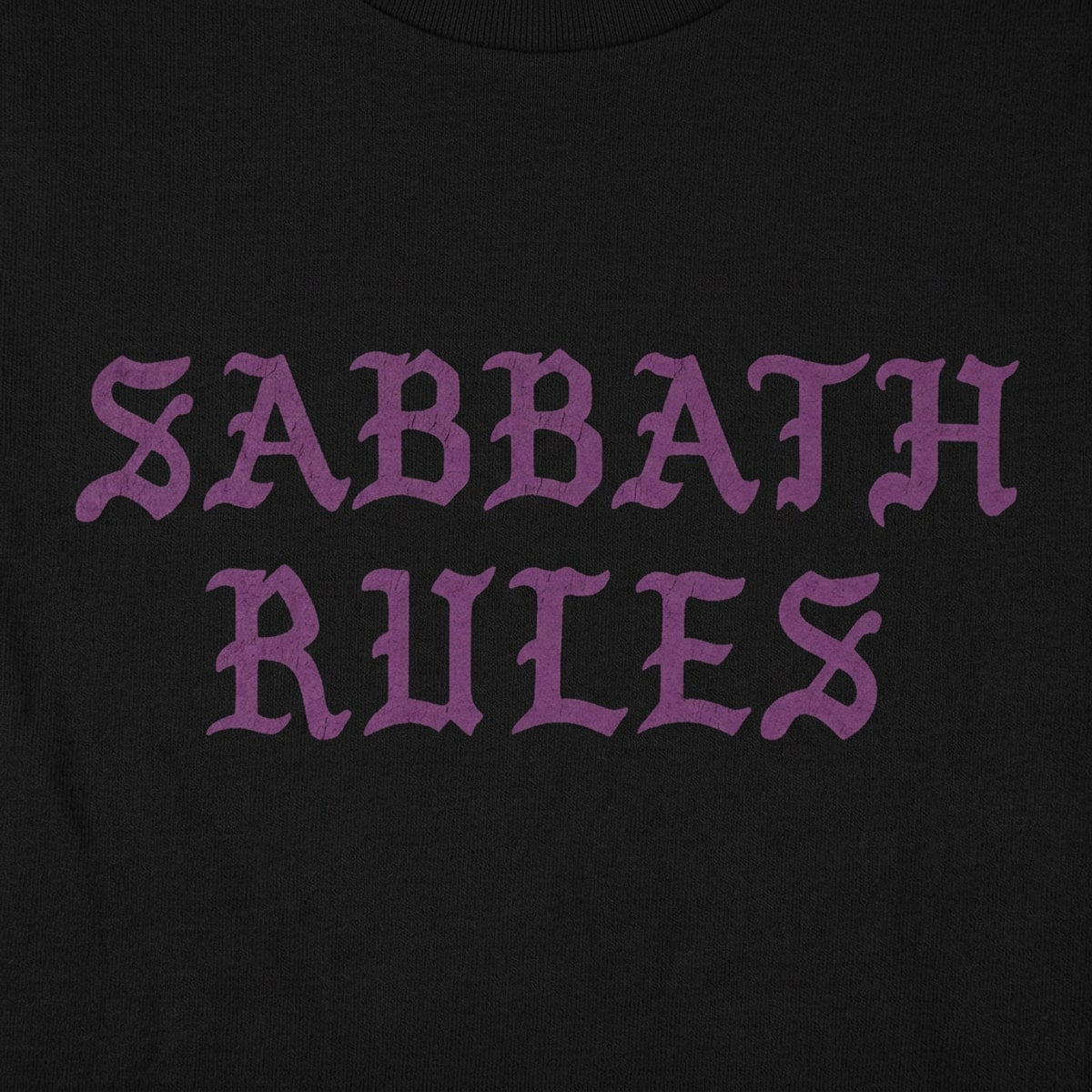 Sabbath Rules detail