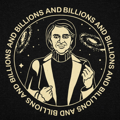 Sagan Billions and Billions Space Portrait detail