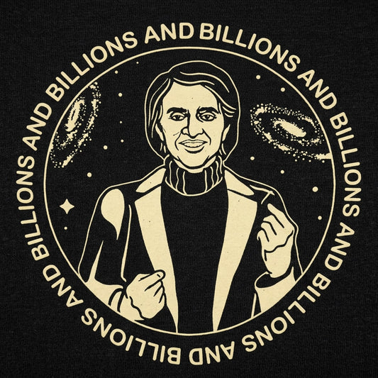 Sagan Billions and Billions Space Portrait detail