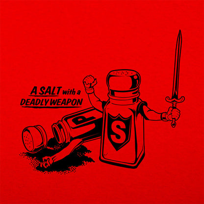 A Salt With a Deadly Weapon, Salt Shaker Wielding a Sword