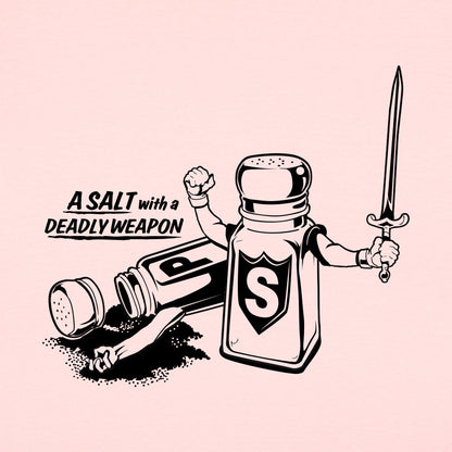 A Salt With a Deadly Weapon, Salt Shaker Wielding a Sword