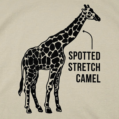 Spotted Stretch Camel Giraffe Slang Graphic detail